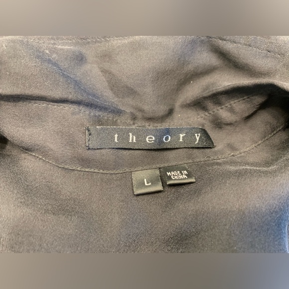 THEORY 💯 silk sheer blouse - Picture 6 of 9